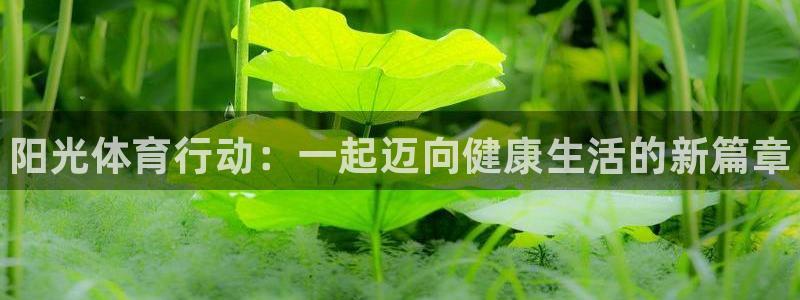 yy易游官网下载软件：阳光体育行动：一起迈向健康生活