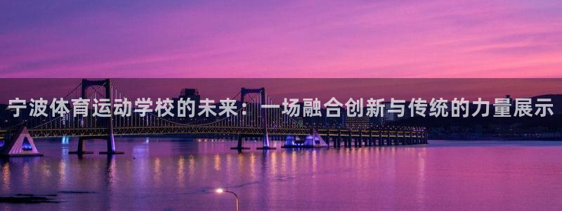  yy易游体育电竞登录不上去：宁波体育运动学校的未来：一场融合